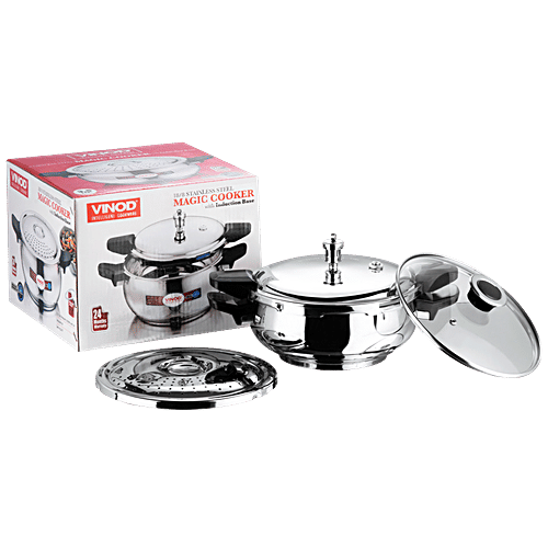 Buy Vinod Stainless Steel Pressure Cooker Magic, Induction Friendly 5