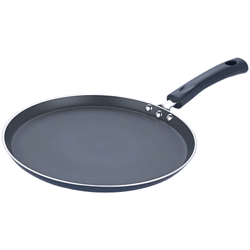 Vinod Vinod Aluminium Non-Stick Tawa - 30 cm, 3 mm, Bakelite Handle, Zest, 1 pc  