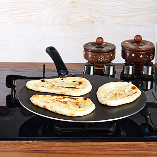Vinod Zest Aluminium Non-Stick Concave/Chapati Tawa - 3 Layer Coating, 26.5 cm, 3 mm, 1 pc