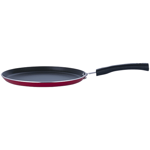 Vinod Zest Inducto Aluminium Non-Stick Flat/Dosa Tawa - 3 Layer Coating, Induction Base, 25 cm, 4 mm, 1 pc