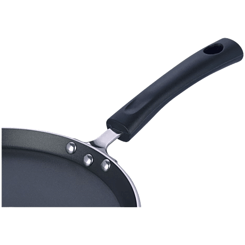 Vinod Zest Inducto Aluminium Non-Stick Flat/Dosa Tawa - 3 Layer Coating, Induction Base, 25 cm, 4 mm, 1 pc