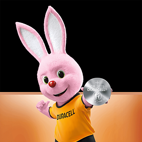 Duracell Specialty CR2025 Lithium Coin Battery 3V - Suitable For Use In Keyfobs, Scales, Wearables, & Medical Devices, 5 pcs Blister Pack 