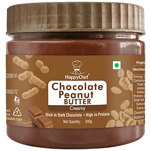 HappyChef Creamy Chocolate Peanut Butter, 340 g  