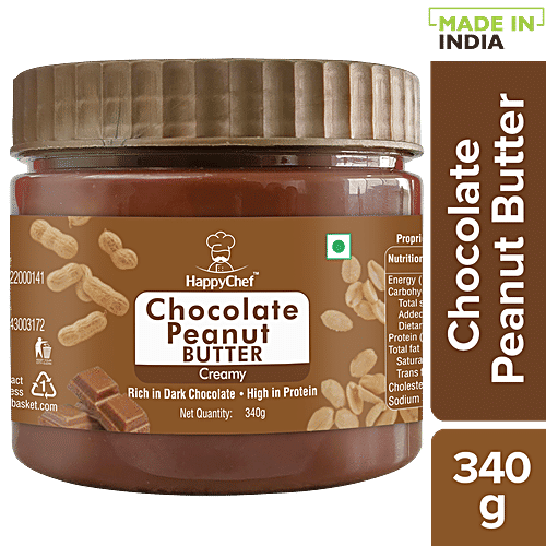 HappyChef Creamy Chocolate Peanut Butter, 340 g  