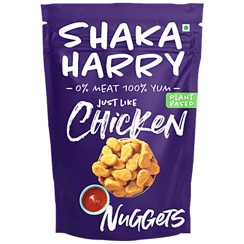 Shaka Harry Just Like Chicken Classic Nuggets - Plant Based & Vegan, 250 g  
