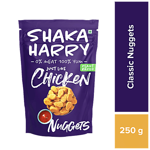 Shaka Harry Just Like Chicken Classic Nuggets - Plant Based & Vegan, 250 g  