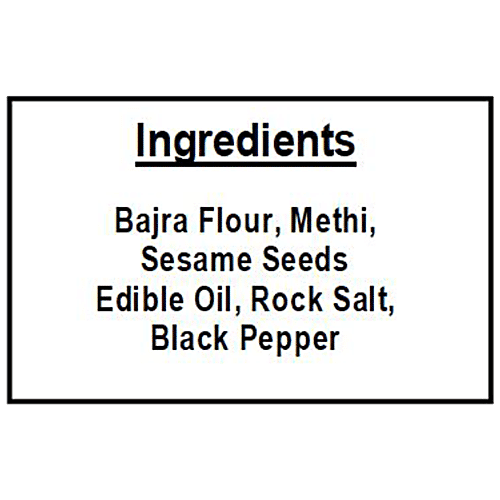 Buy Patel's Chips and Crisps Bajra Methi Khakhra Premium Online at