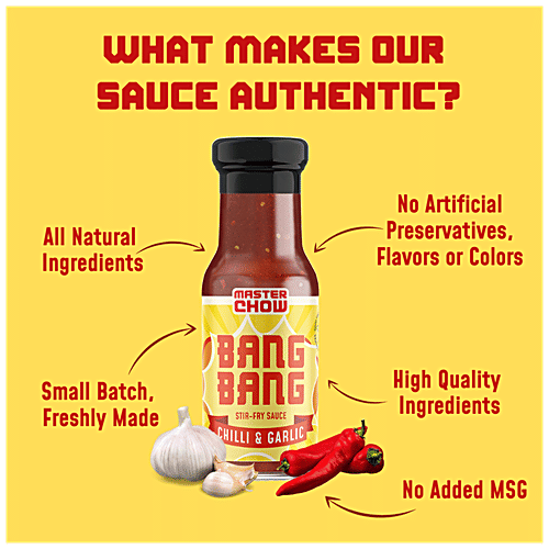 Buy MasterChow Bang Bang Stir Fry Sauce Chilli & Garlic, Tangy, Fiery