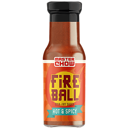 MasterChow Fireball Stir Fry Sauce - Hot & Spicy, All Natural, Rich Flavour, Taste, 220 g  
