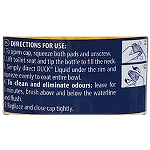 Buy Duck Toilet Cleaner Liquid Citrus, Dissolves Limescale, Removes