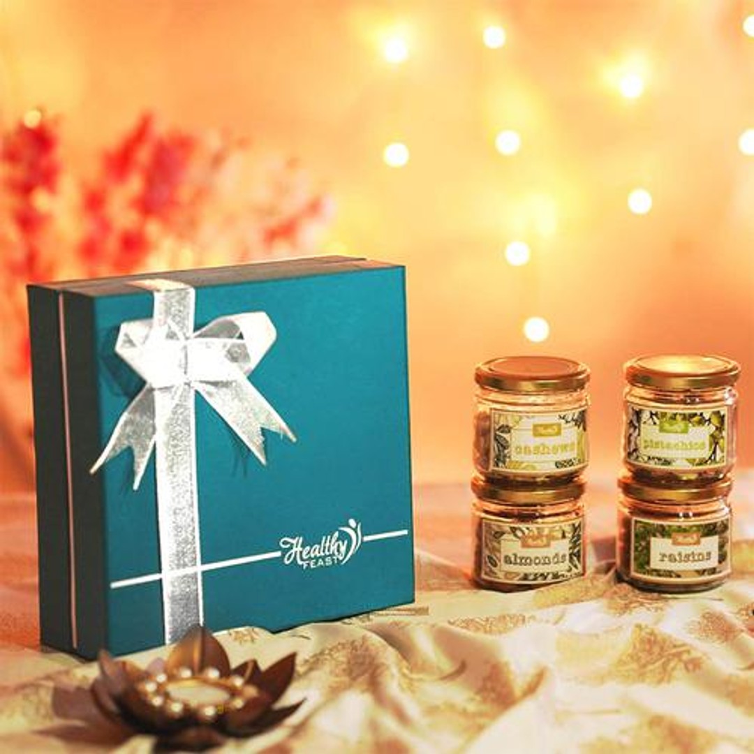 Buy Healthy Feast Dry Fruit Potli Gift Assorted Dry Fruits, For