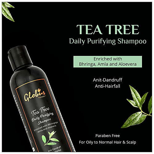 Buy Globus Naturals Tea Tree Daily Purifying Shampoo For Dandruff