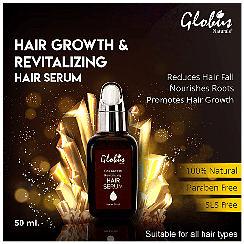Buy Globus Naturals Hair Growth & Revitalizing Hair Serum Strengthens