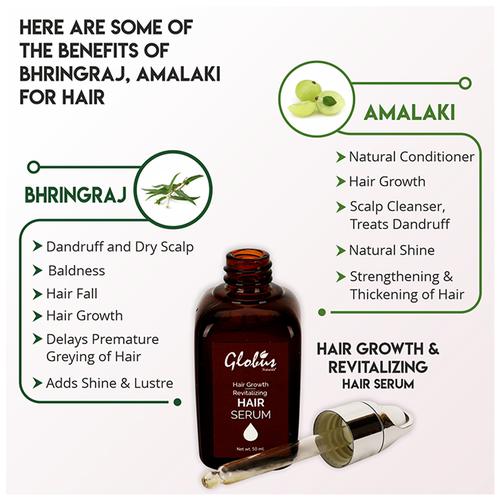 Buy Globus Naturals Hair Growth & Revitalizing Hair Serum - Strengthens &  Protects Online at Best Price of Rs 399 - bigbasket
