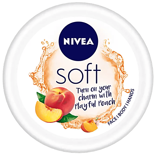 Buy NIVEA Light Moisturizer Cream Soft Playful Peach, With Vitamin E