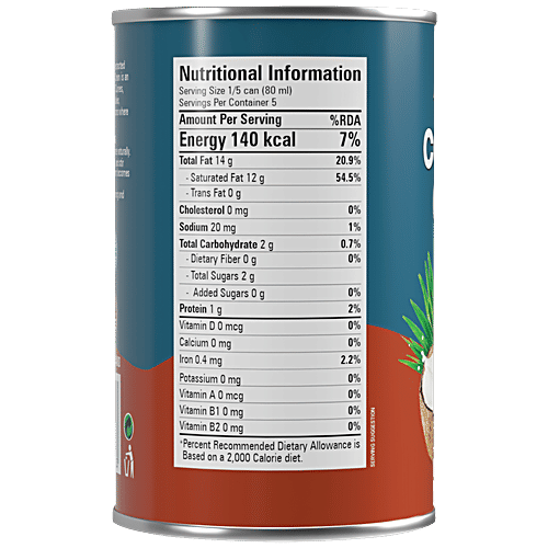 Abbies Coconut Cream - Healthy & Tasty, 400 ml  