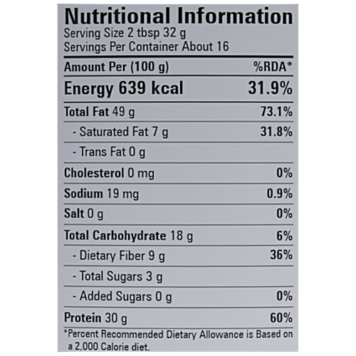 Abbies Natural Peanut Butter - Crunchy, Unsweetened, Rich In Vitamin E & Protein, 510 g  