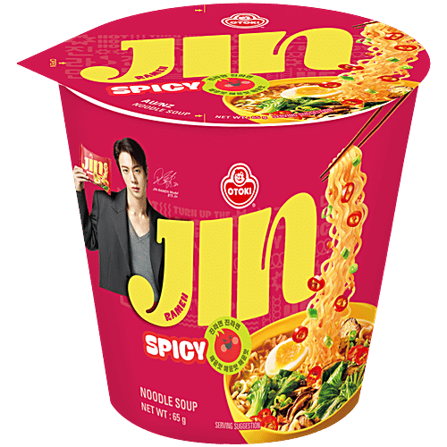 Ottogi Jin Ramen Cup Noodles - Spicy, 65 g  