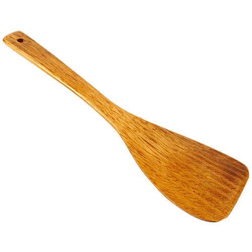 DP Wooden Cooking Spatula - Wood Turner, Spoons, Scraper, 2 pcs  