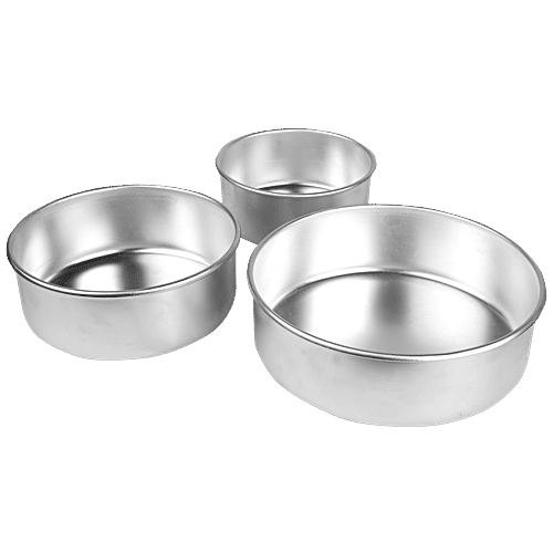 Buy DP Aluminium Round Cake Mould For Oven, DP020 Online at Best