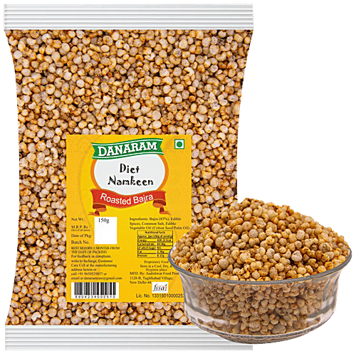Danaram Diet Namkeen - Roasted Bajra, 150 g  