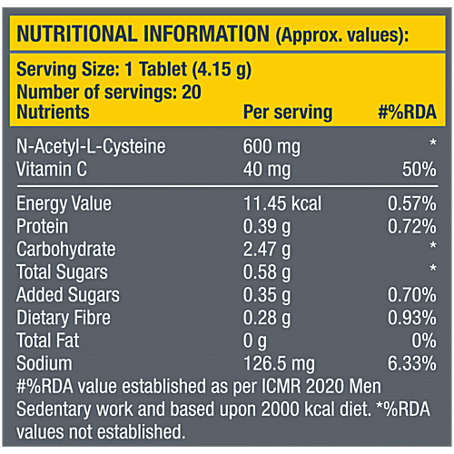 Fast&Up Detox Lung Cleanser & Smoking Cessation Tablets, Strawberry, 20 pcs  For Respiratory & Lung Health, Drop Fizz Drink,