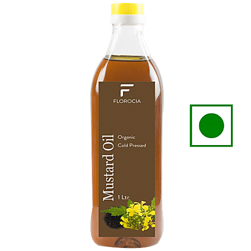 Buy Florocia Mustard Oil Organic Cold Pressed, Healthy Online at Best