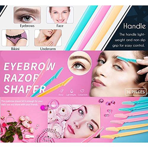 Buy Bronson professional Eyebrow & Face Razor - Colour May Vary Online ...
