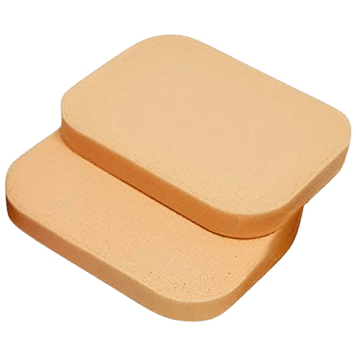 Bronson professional 6 In 1 Makeup Blender Sponge & Puff Set - Colour & Shape May Vary, 1 pc  