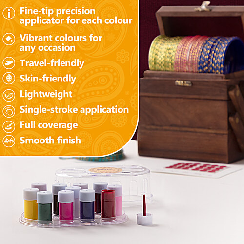 Eyetex Divyaa Kumkum -11 In 1 Bindi, 17 g  