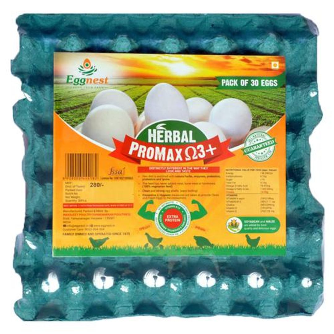 EggNest Herbal Eggs -  Promax O3+, 30 pcs Tray
