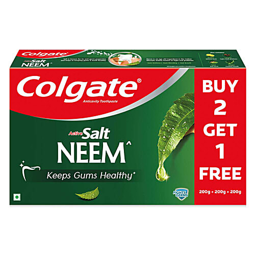 Buy Colgate Active Salt Neem Toothpaste, Germ Fighting Toothpaste for