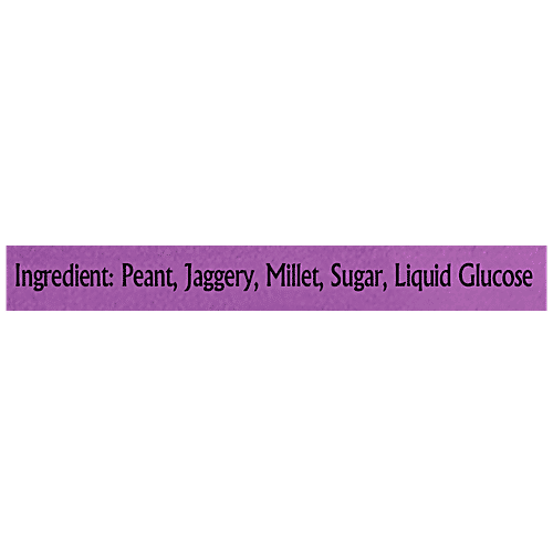 Rigdam Millet Peanut Snack Bar - Rich In Fibre, Plant Protein & Healthy Fat, 25 g