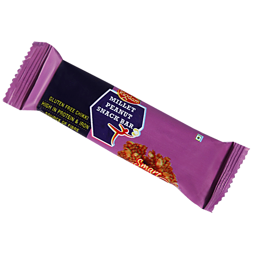 Rigdam Millet Peanut Snack Bar - Rich In Fibre, Plant Protein & Healthy Fat, 25 g