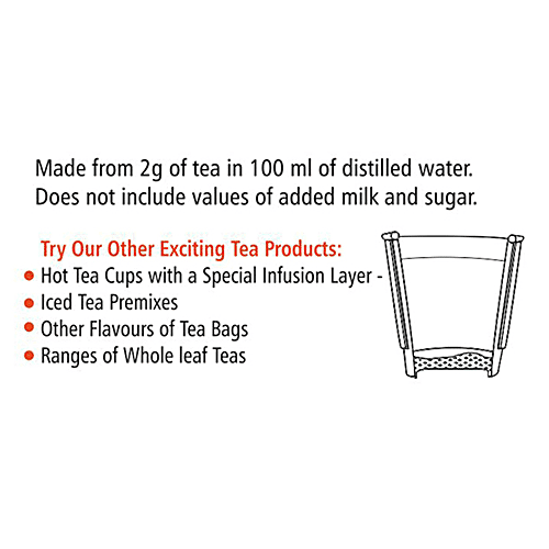 Desi Cha Green Tea Bags With Envelope - Natural Orange Flakes, 50 g (25 Tea bags x 2 g) 