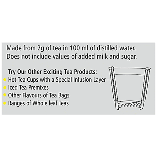 Desi Cha Indian Gold Black Tea Bags With Envelope - Assam Blend, 50 g (25 Tea bags x 2 g) 