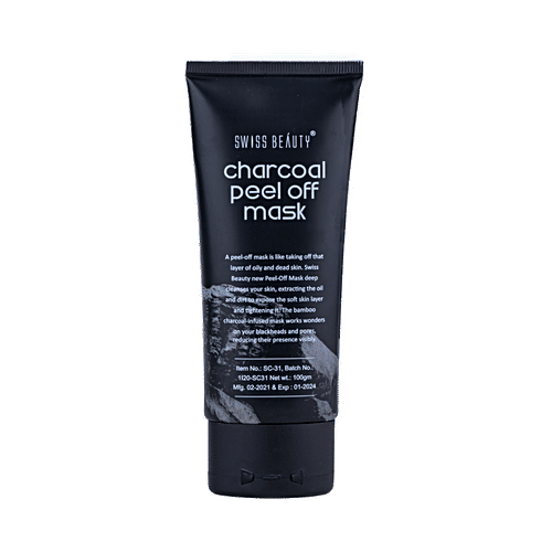 Buy Swiss Beauty Activated Charcoal Peel Off Face Mask Removes