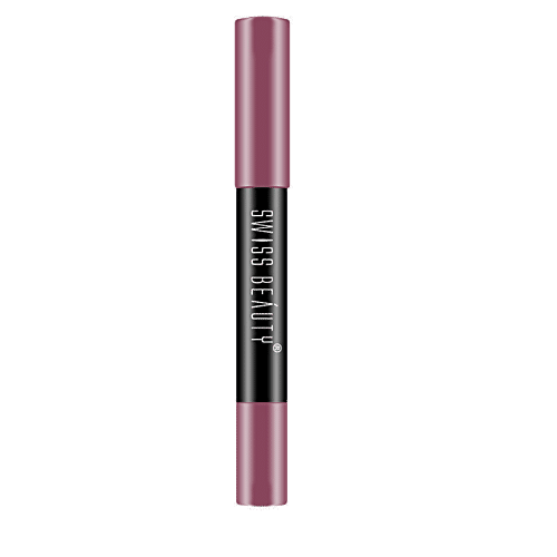 Swiss Beauty 12 Hrs. Stay Matte Crayon Lipstick - Long Lasting & Pigmented, 3 g SB-S18-19 Artist Nude 