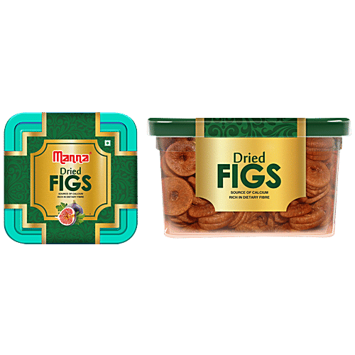 Buy Manna Dried Figs/Anjeer Natural, Rich In Dietary Fibre & Calcium