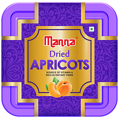 Buy Manna Dried Apricots Natural, Rich In Dietary Fibre & Vitamin A