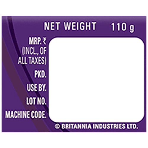 Britannia Gobbles Marble Cake - Choco Vanilla, Soft & Fluffy Snack, 110 g  