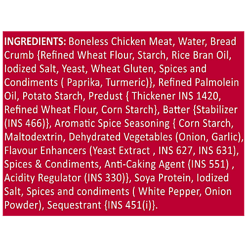 Meatzza Chicken Burger Patty - Classic, 500 g  