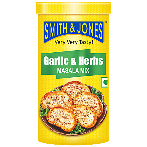 Smith & Jones Garlic & Herbs Masala Mix, 75 g Sprinkle Bottle 