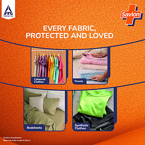 Savlon Fresh Blossom Fabric Conditioner, 890 ml Soft & Protect, Fresh Blossom Fragrance