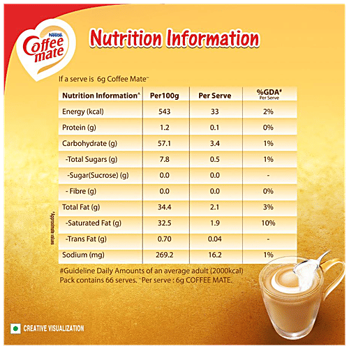 Nestle Coffee Mate - Original, Rich, Smooth & Creamy, 400 g Jar 