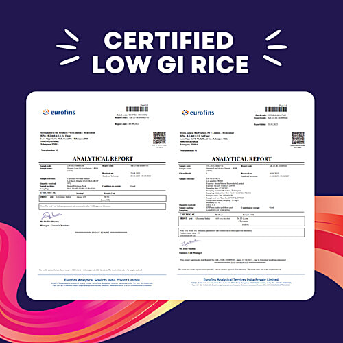 24 Mantra Organic Active Mantras Low GI rice, 1 kg  