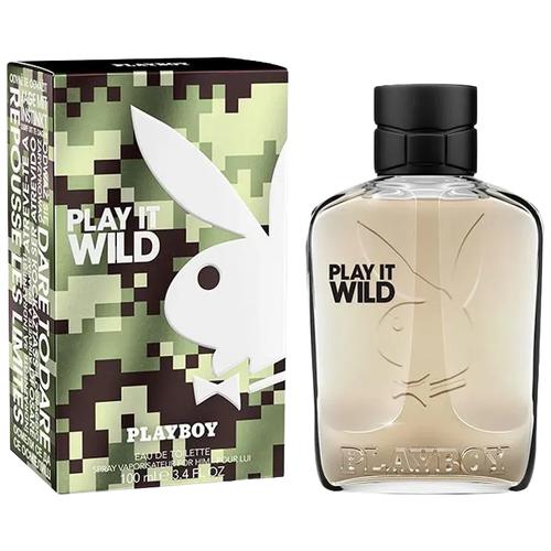Playboy Play It Wild Eau De Toilette Spray - For Men, 100 ml  