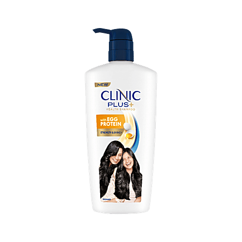 Clinic Plus Strength & Shine Shampoo With Egg Protein For Strong & Shiny Hair, 650 ml  