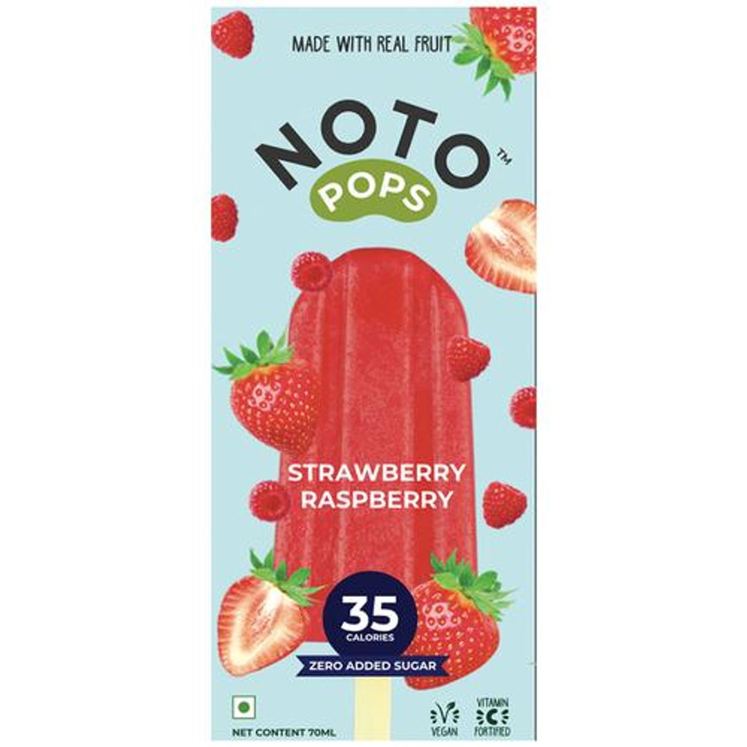 Noto Ice Cream Pop - Strawberry Raspberry, 70 ml 