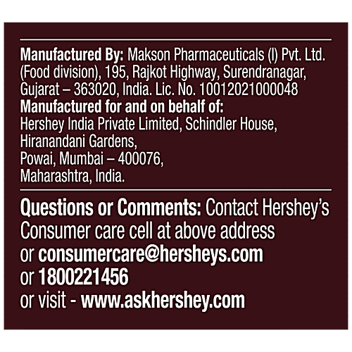 Hershey's Exotic Dark Californian Almonds Chocolate - Sprinkled With Blackberry Flavour, 30 g  Dark Cocoa Rich Flavoured Centre Chocolates